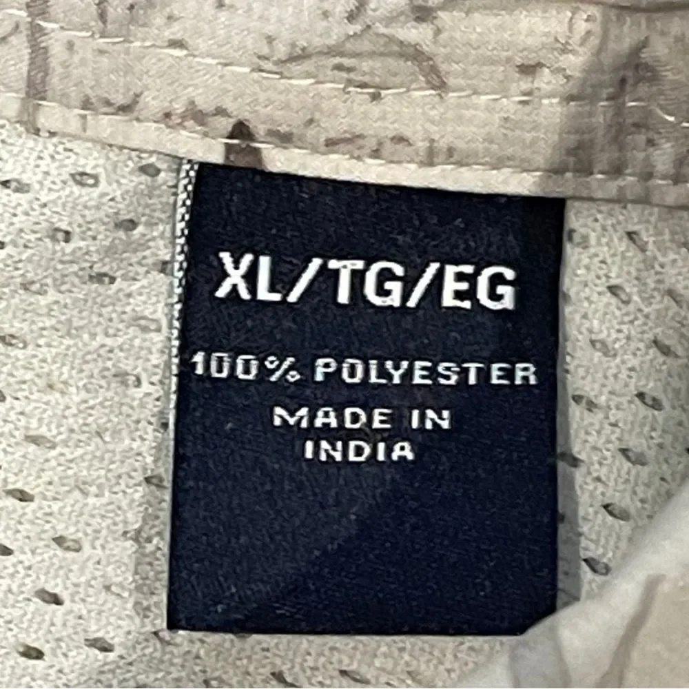 Chaps Blue and Gray Fish Pattern Casual Button Down Shirt, Size XL - Picture 7 of 9